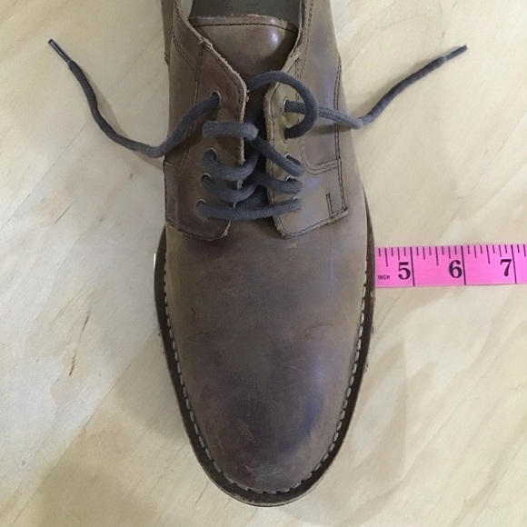 Cole Haan tan distressed leather dress shoes slightly worn leather shoes size 7 - Picture 12 of 14